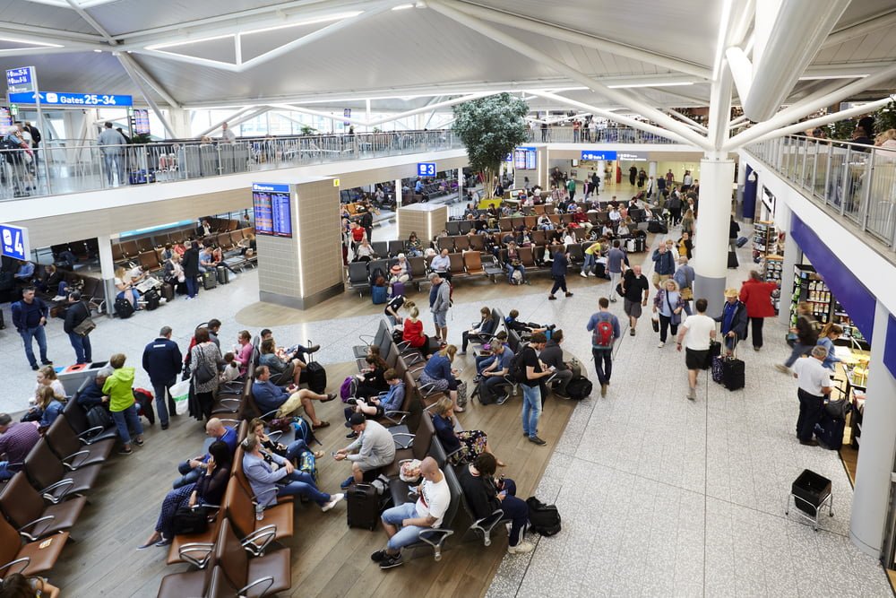 busy airport